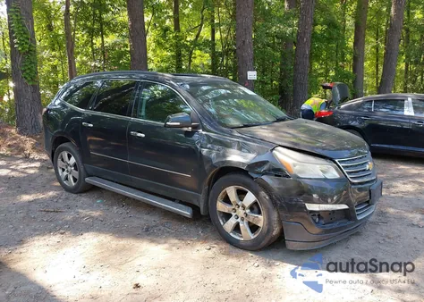 2014 Chevrolet Traverse Ltz из США, поврежденный, VIN 1GNKVJKD2EJ267956